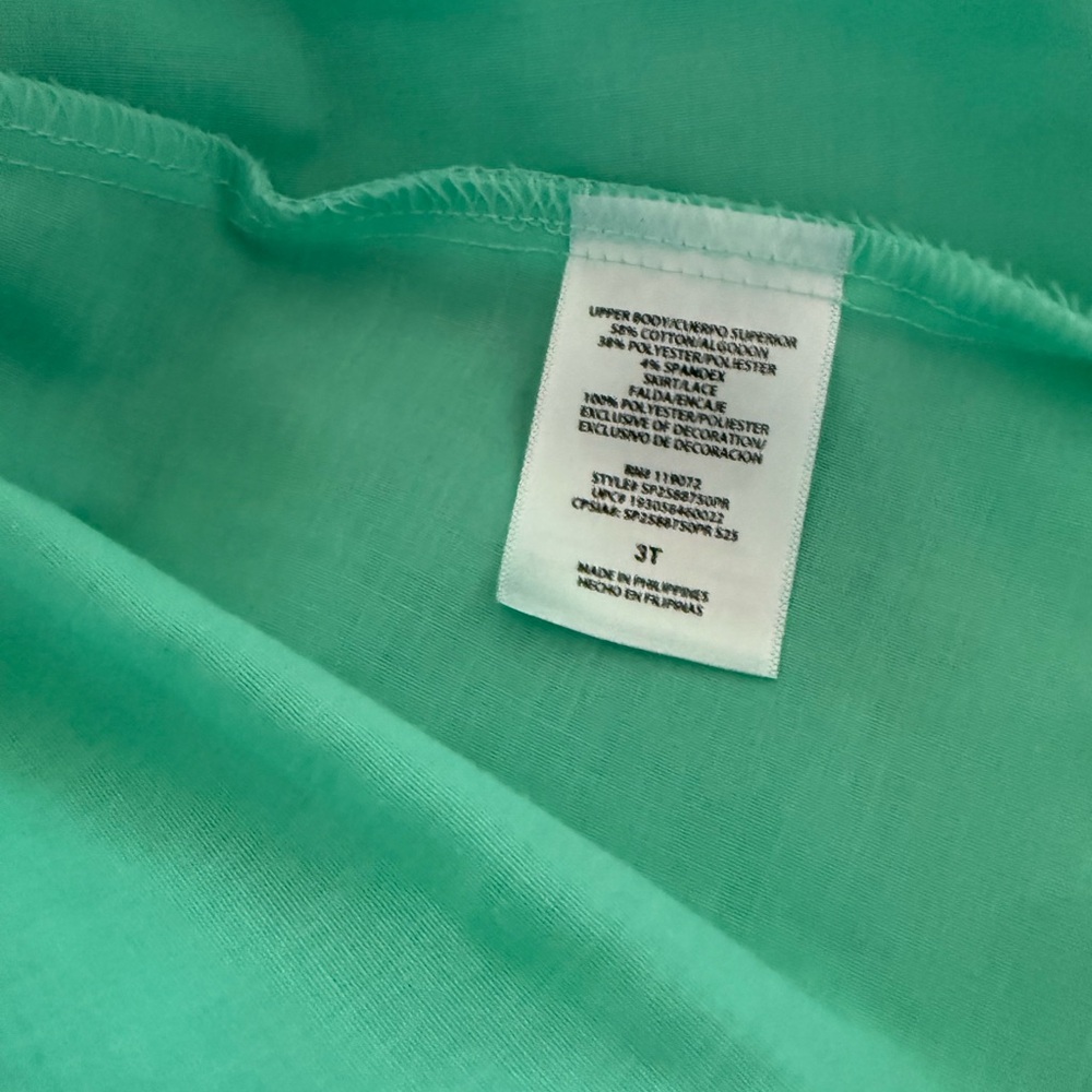 Disney Princess Ariel (Little Mermaid) Purple and Green Dress - Toddler Size 3T - Picture 5 of 5